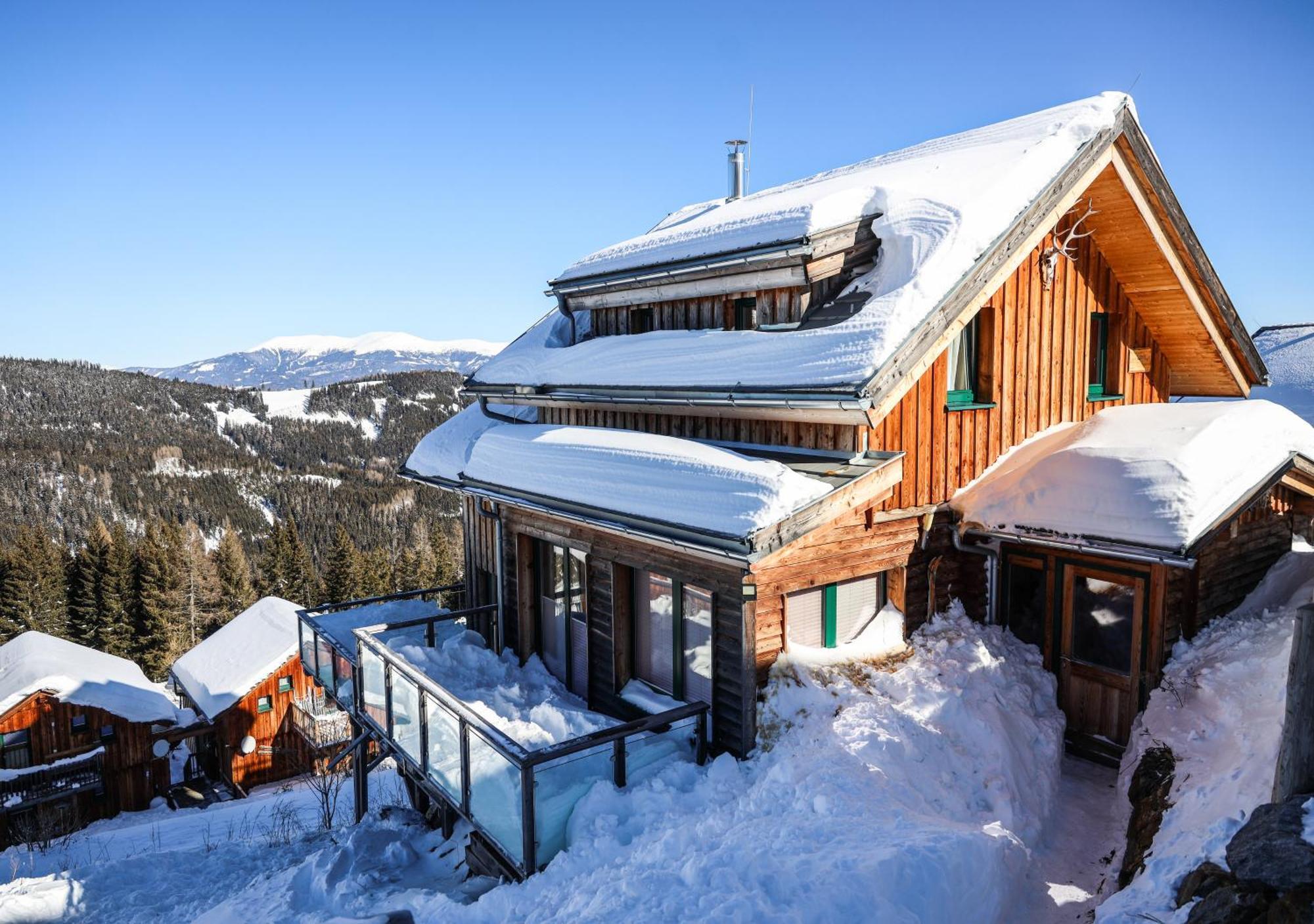 1A Chalet "Wolke" Wandern, Grillen, Wellness Im Traumhaus Wolfsberg Exterior photo